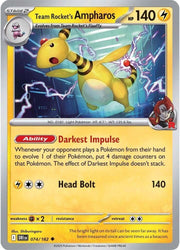 Team Rocket's Ampharos - 074/182
