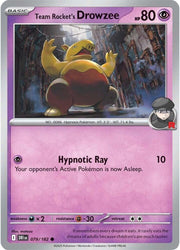Team Rocket's Drowzee - 079/182