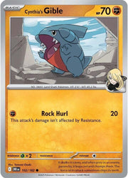 Cynthia's Gible - 102/182