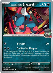 Team Rocket's Sneasel - 128/182