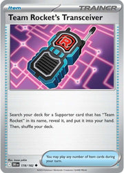 Team Rocket's Transceiver - 178/182