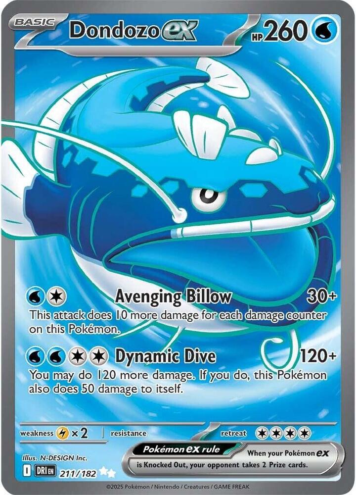 Dondozo ex - 211/182