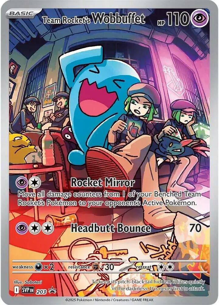 Team Rocket's Wobbuffet - 203