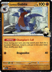 Cynthia's Gabite - 103/182