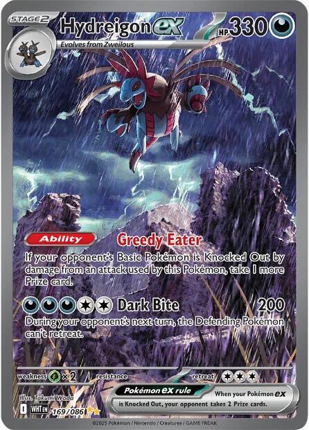 Hydreigon ex - 169/086 PSA 8