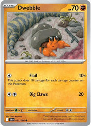 Dwebble - 051/086 (Master Ball Pattern)