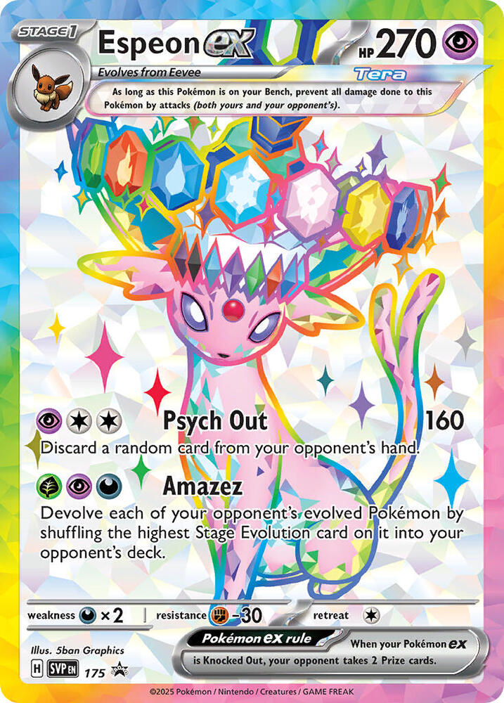Espeon ex - 175 - SVP 175