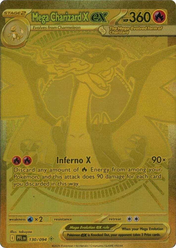 Mega Charizard X ex - 130/094 PSA 9