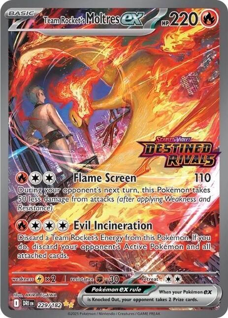 Team Rocket's Moltres ex - 229/182 CGC 9