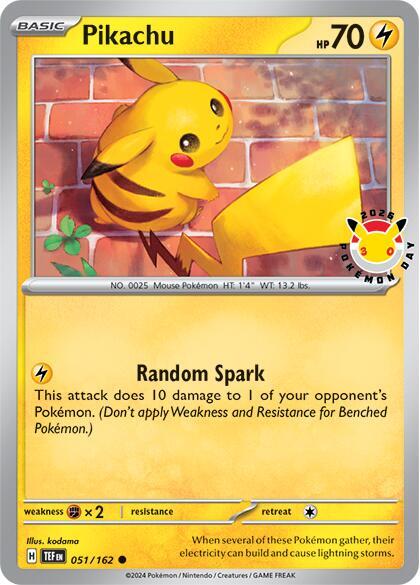 Pikachu - 051/162