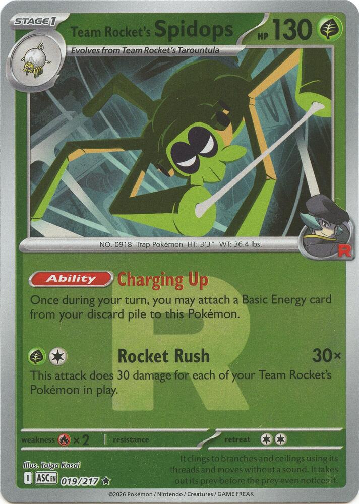 Team Rocket's Spidops - 019/217