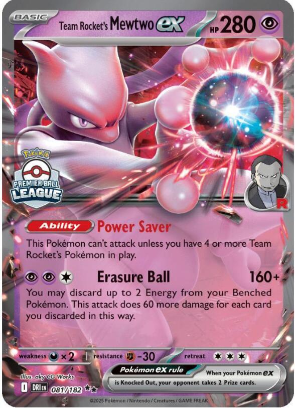 Team Rocket's Mewtwo ex - 081/182