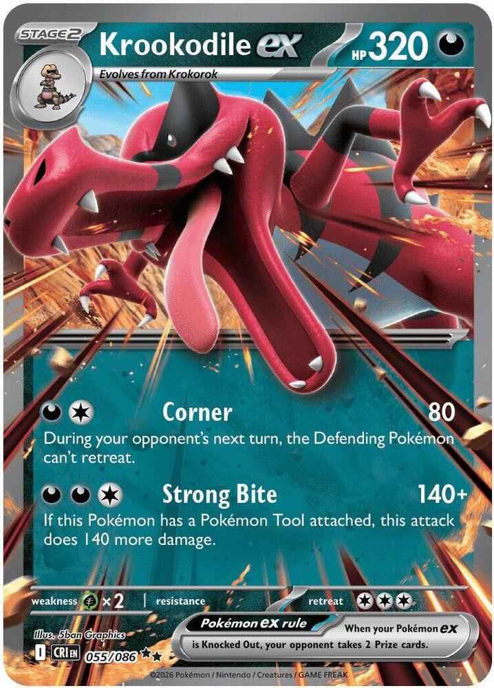 Krookodile ex - 055/086