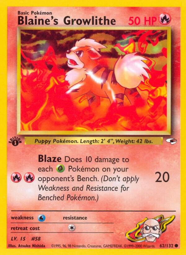 Blaine's Growlithe - 062/132