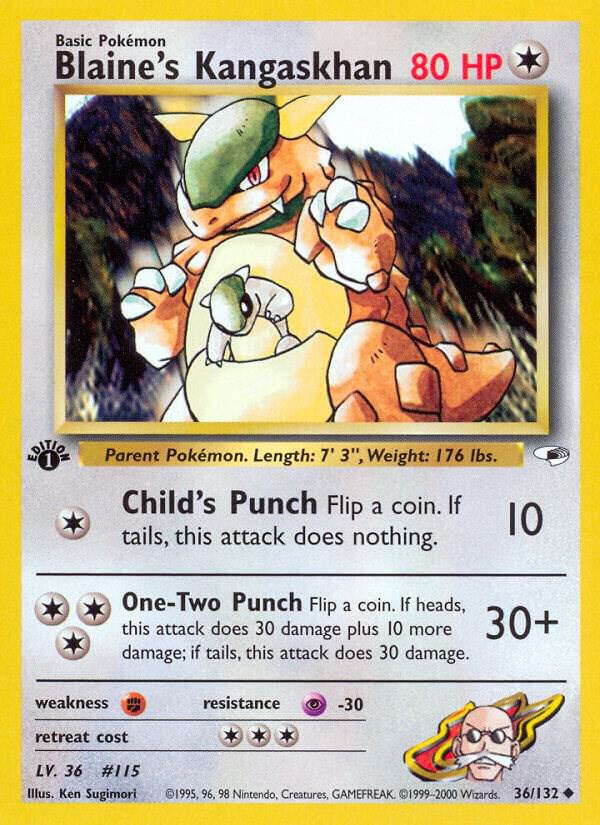 Blaine's Kangaskhan - 036/132