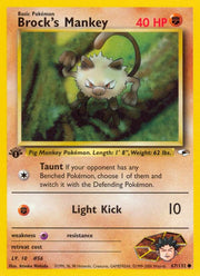 Brock's Mankey - 067/132