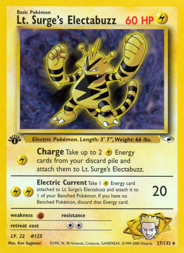 Lt. Surge's Electabuzz - 027/132