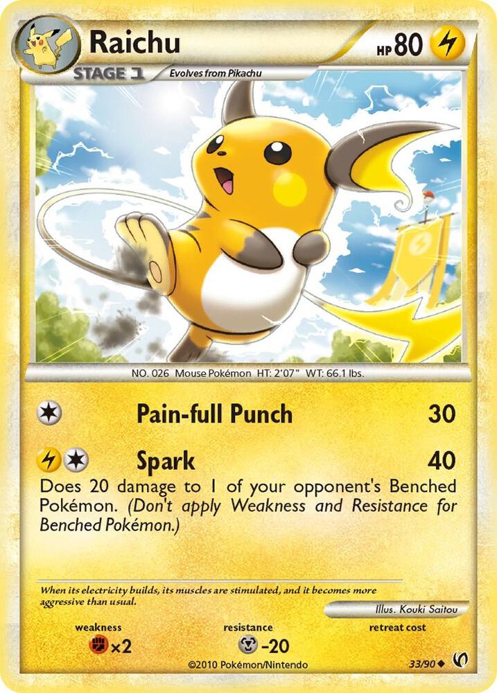 Raichu - 33/90
