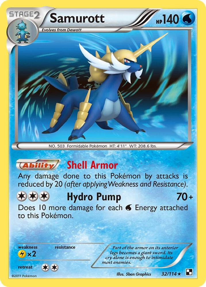 Samurott - 32/114