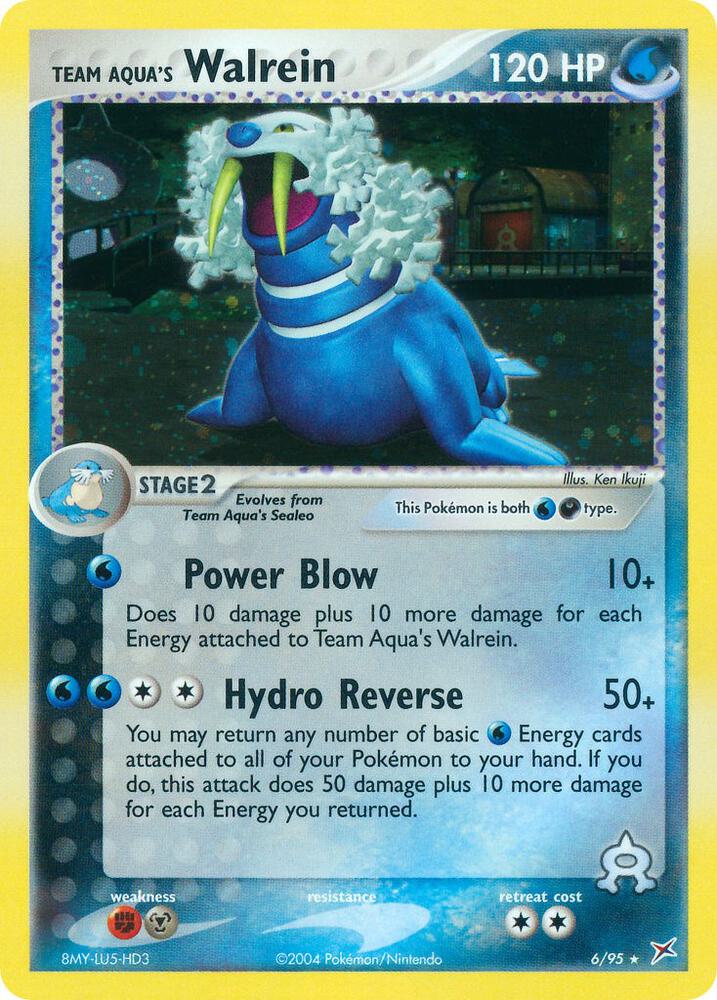Team Aqua's Walrein - 6/95