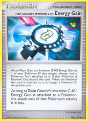 Team Galactic's Invention G-101 Energy Gain - 116/127
