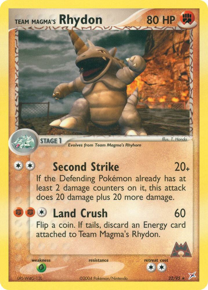 Team Magma's Rhydon - 22/95