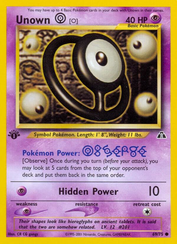 Unown [O] - 69/75