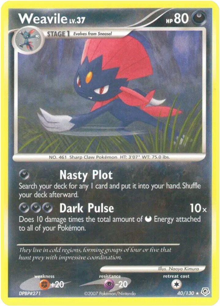 Weavile - 40/130