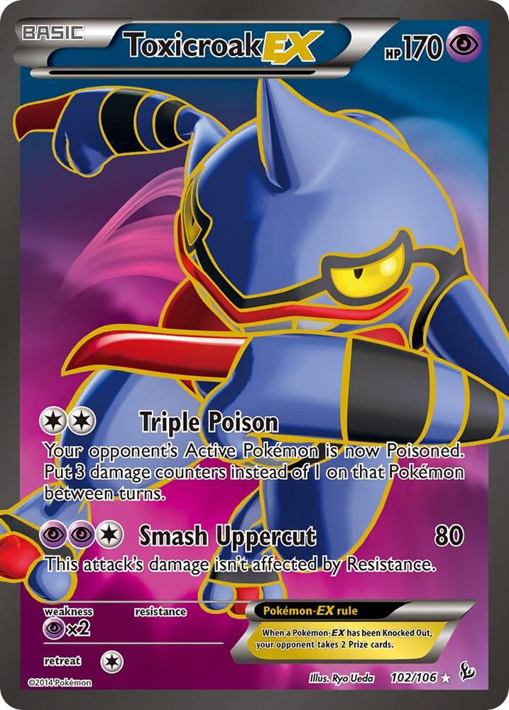 Toxicroak EX - 102/106