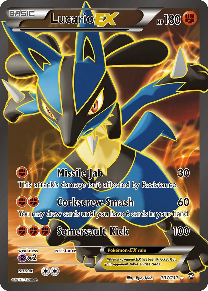 Lucario EX - 107/111 PSA 7
