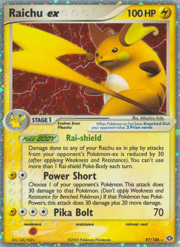 Raichu ex - 97/106