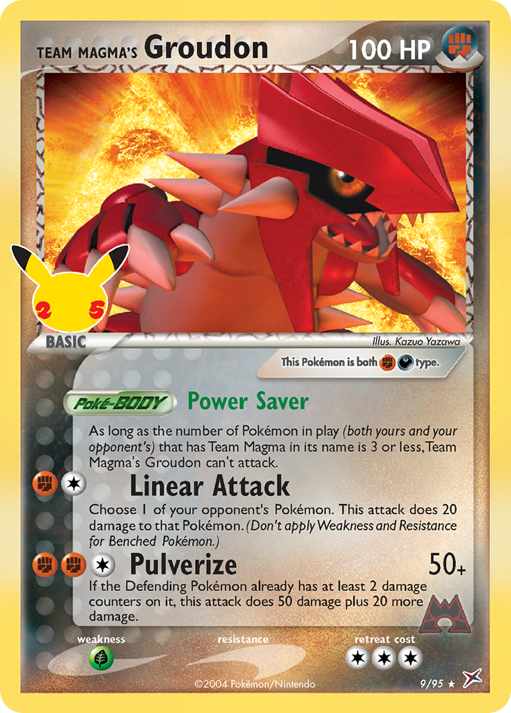 Team Magma's Groudon - 9/95