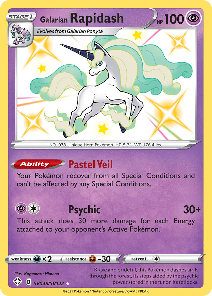 Galarian Rapidash - SV048/SV122