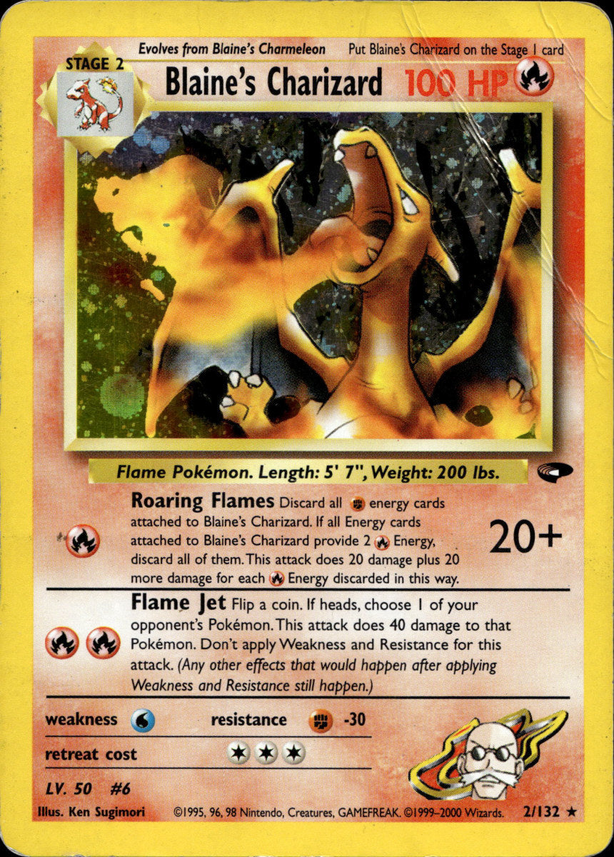 Blaine's Charizard (eget katalogbilde)