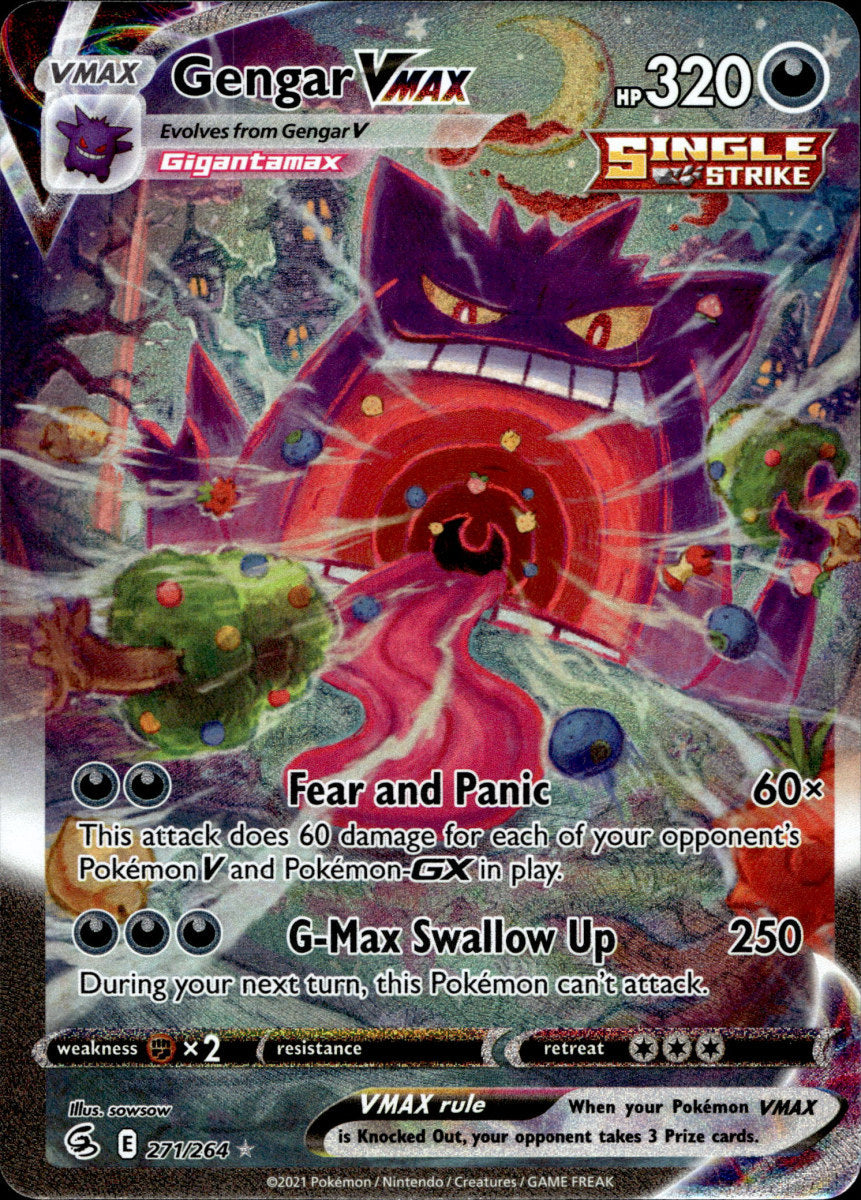 Gengar VMAX (Alternate Art Secret) (eget katalogbilde)