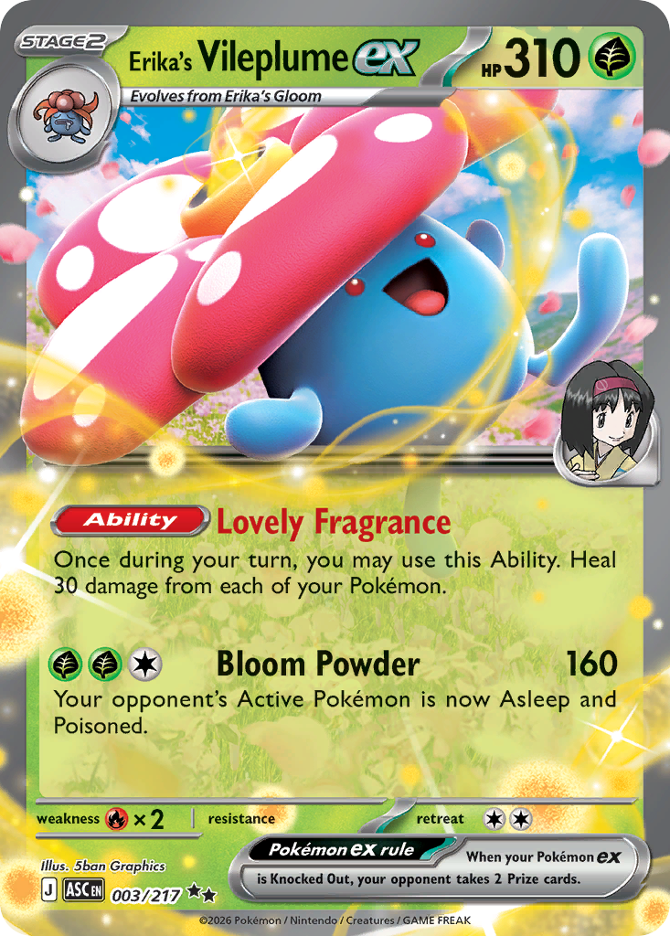 Erika's Vileplume ex - 003/217