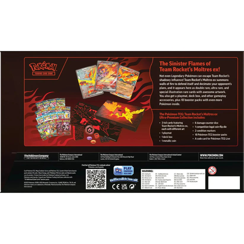 Team Rocket's Moltres ex Ultra Premium Collection
