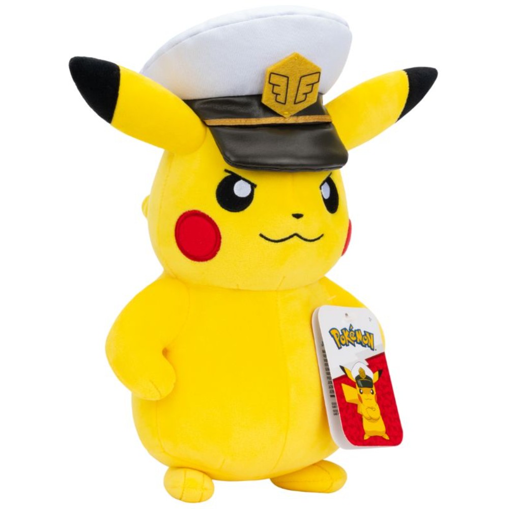 Pokémon Plush 20 cm Captain Pikachu