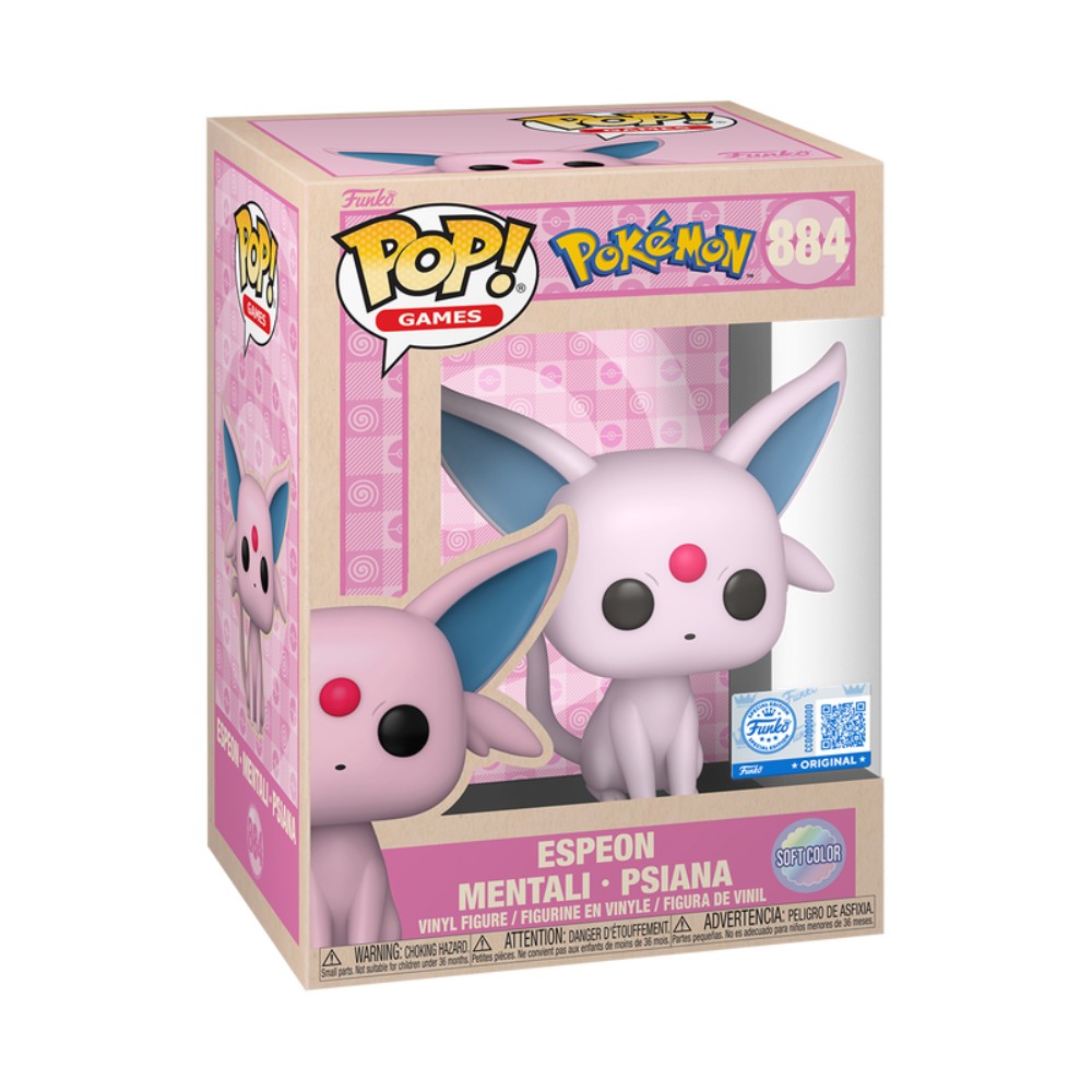 Funko POP Vinyl Exclusive Pokémon Espeon SftClr