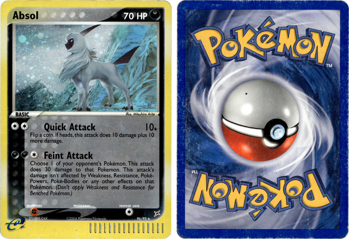 Absol – forside og bakside (skannet)