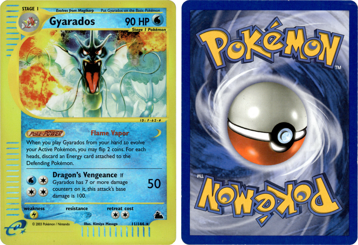 Gyarados (11) – forside og bakside (skannet)