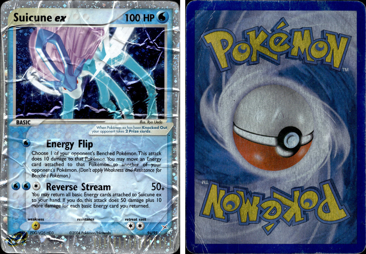 Suicune ex – forside og bakside (skannet)