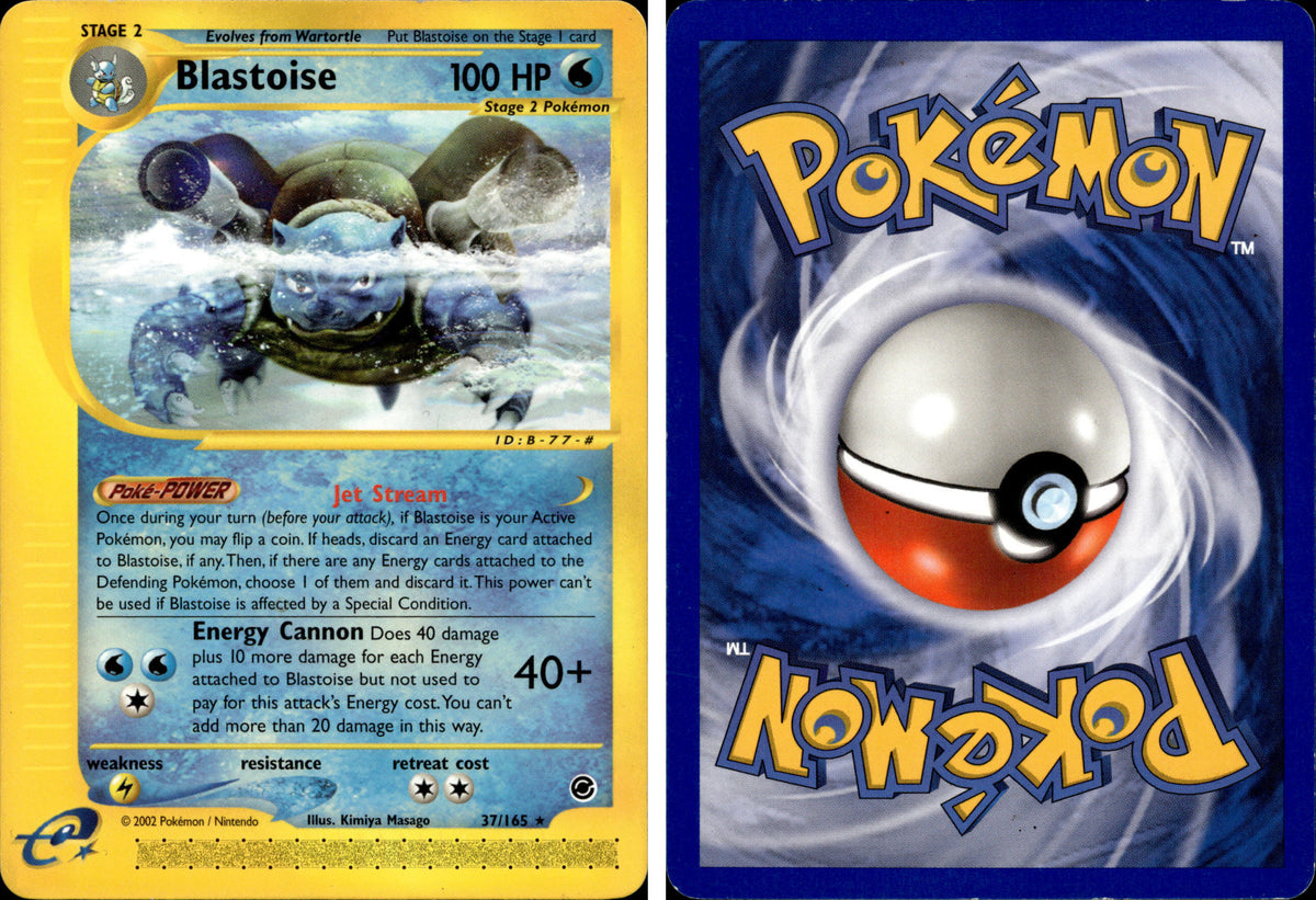 Blastoise (37) – forside og bakside (skannet)