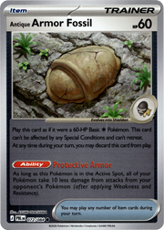 Antique Armor Fossil · Reverse Holofoil (eget bilde)