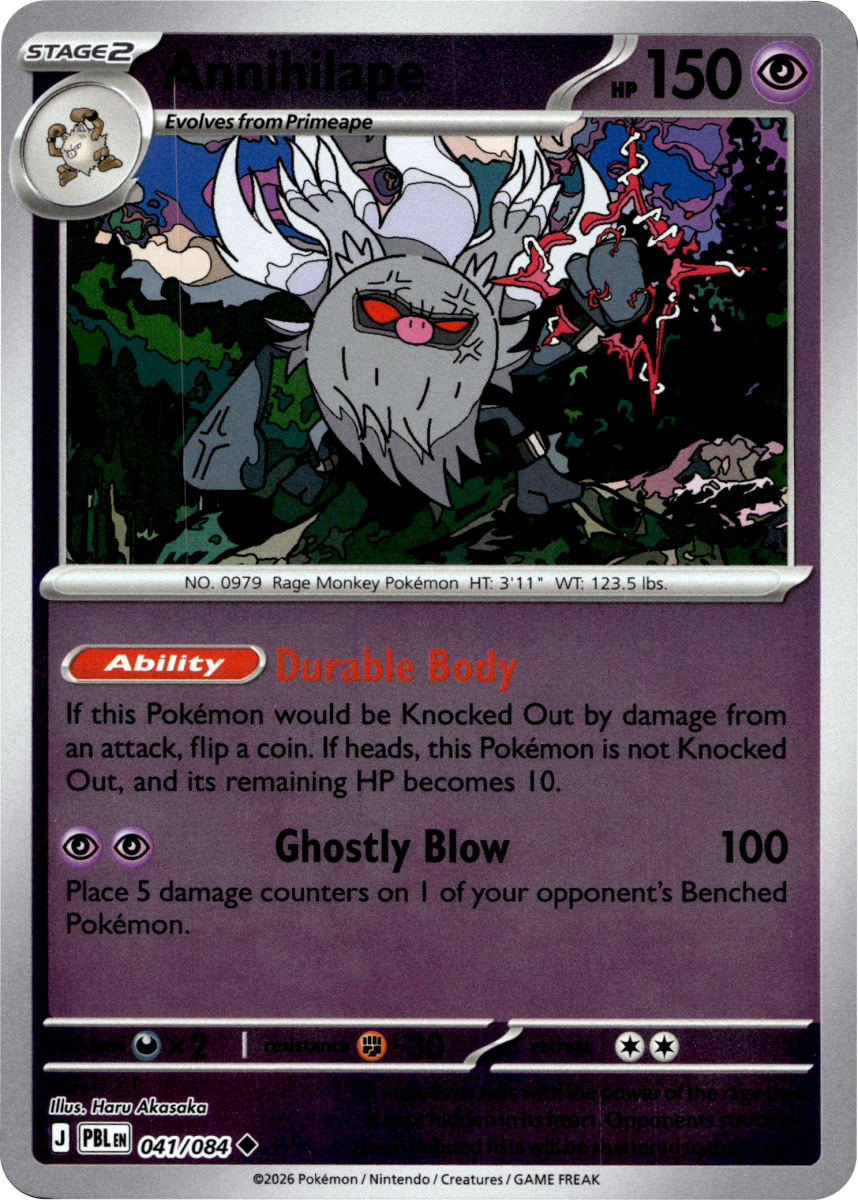 Annihilape · Reverse Holofoil (eget bilde)