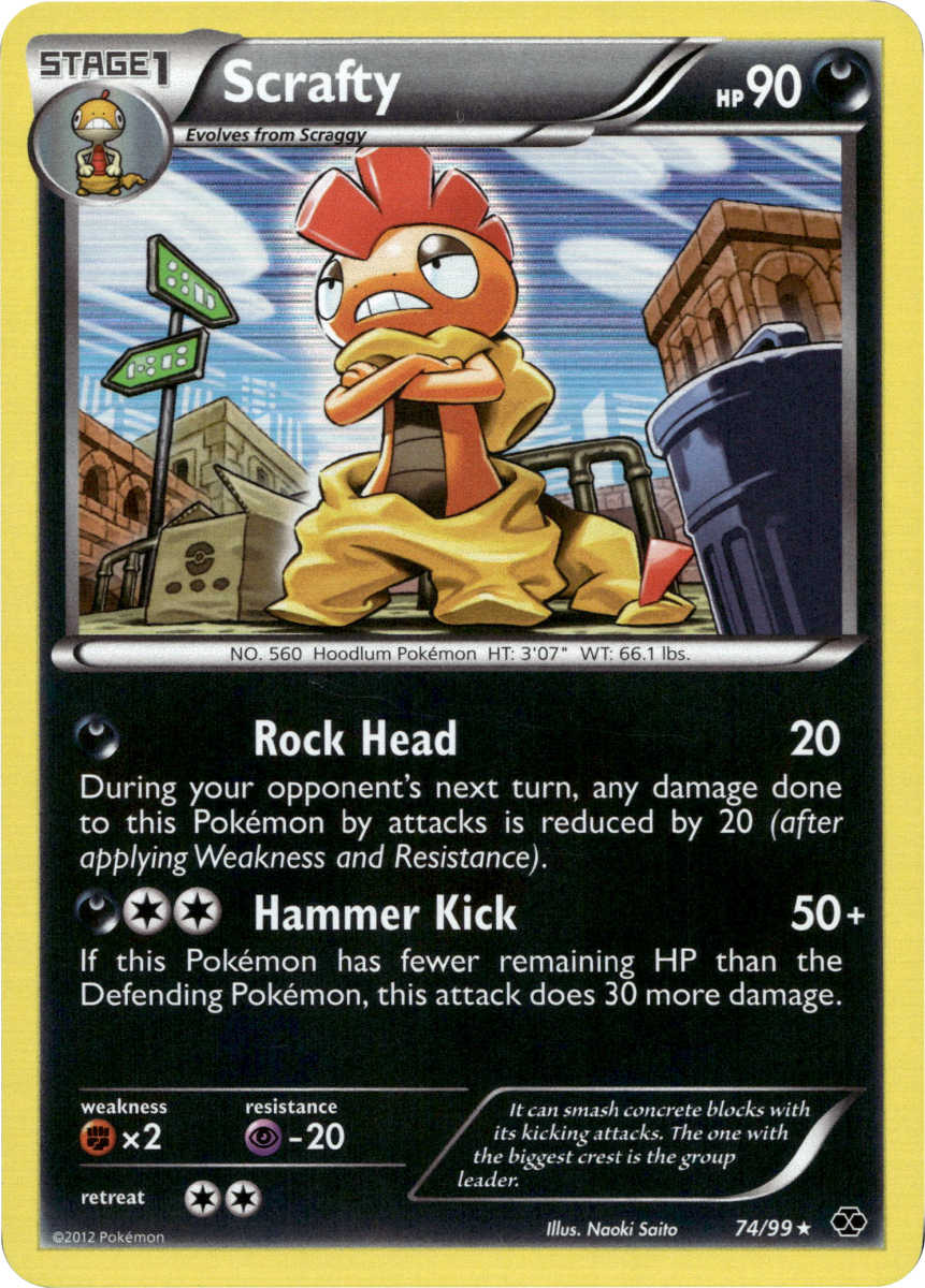 Scrafty · Holofoil (eget bilde)