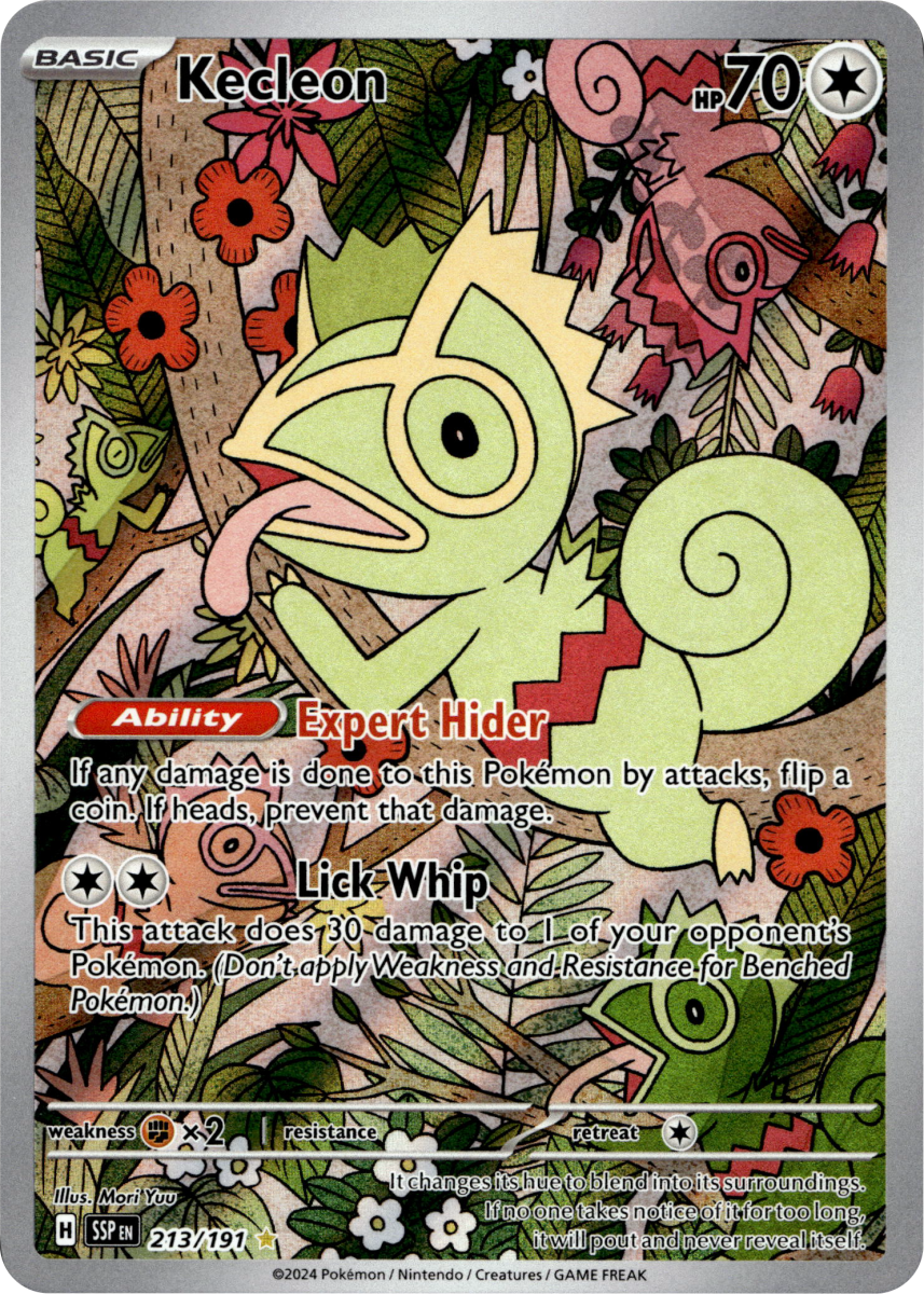 Kecleon - 213/191 · Holofoil (eget bilde)