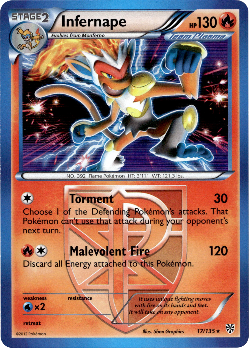 Infernape (Team Plasma) · Holofoil (eget bilde)