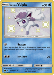 Alolan Vulpix · Holofoil (eget bilde)