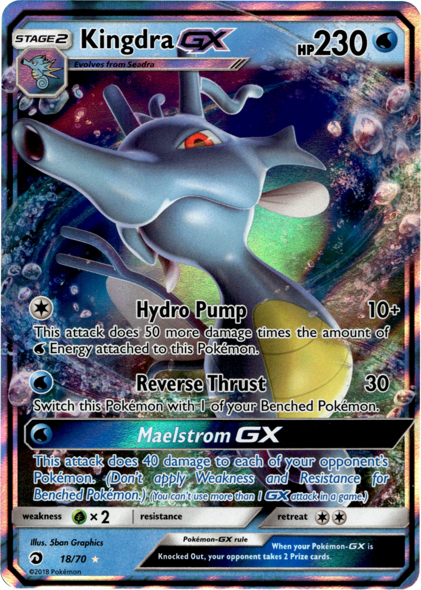 Kingdra GX · Holofoil (eget bilde)